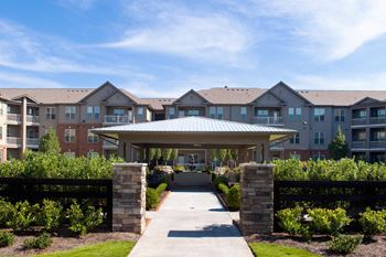 Legacy center courtyard